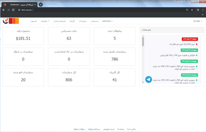 پنل فالوور فیک