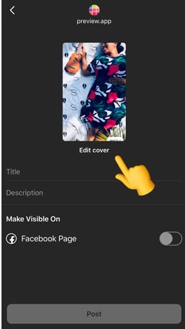 سایز کاور igtv