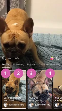 نحوه گذاشتن igtv