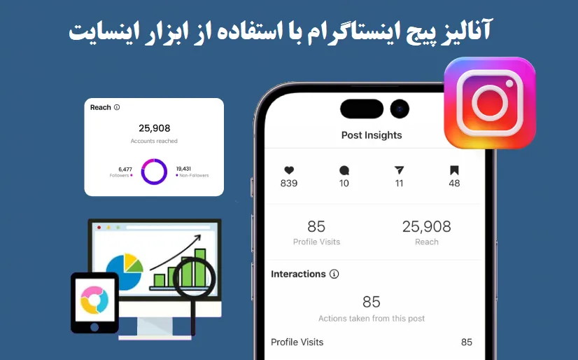 آنالیز پیج اینستاگرام در اینسایت