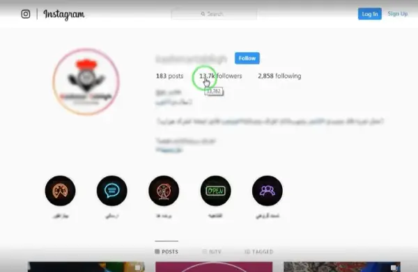 نمایش تعداد دقیق فالوورهای اینستاگرام با مرورگر دسکتاپ