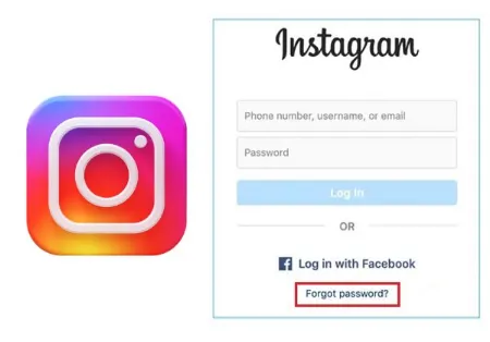 بازیابی رمز اینستاگرام از طریق ایمیل