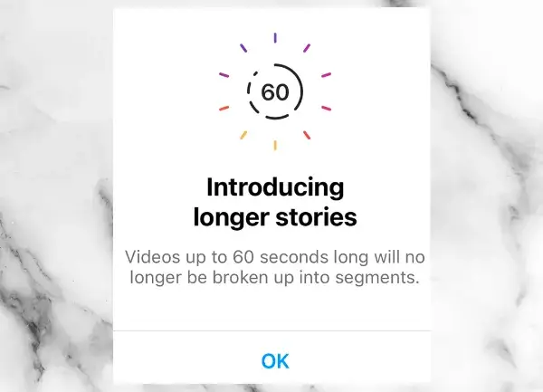 پیام &zwnj;introducing longer stories