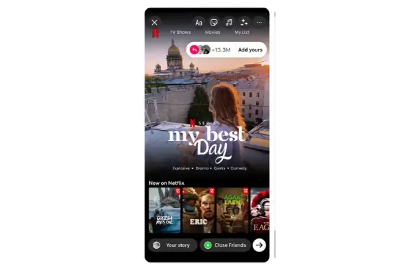 گذاشتن استیکر Add yours