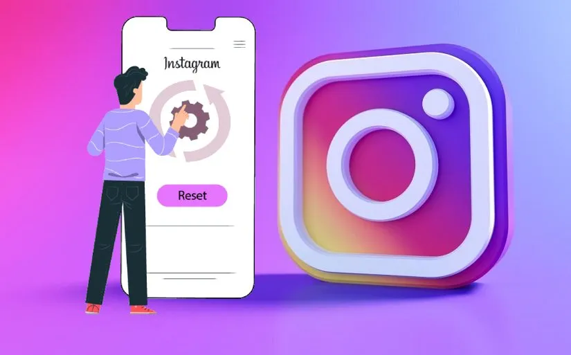 آموزش ریست تنظیمات اینستاگرام و حل مشکلات آن